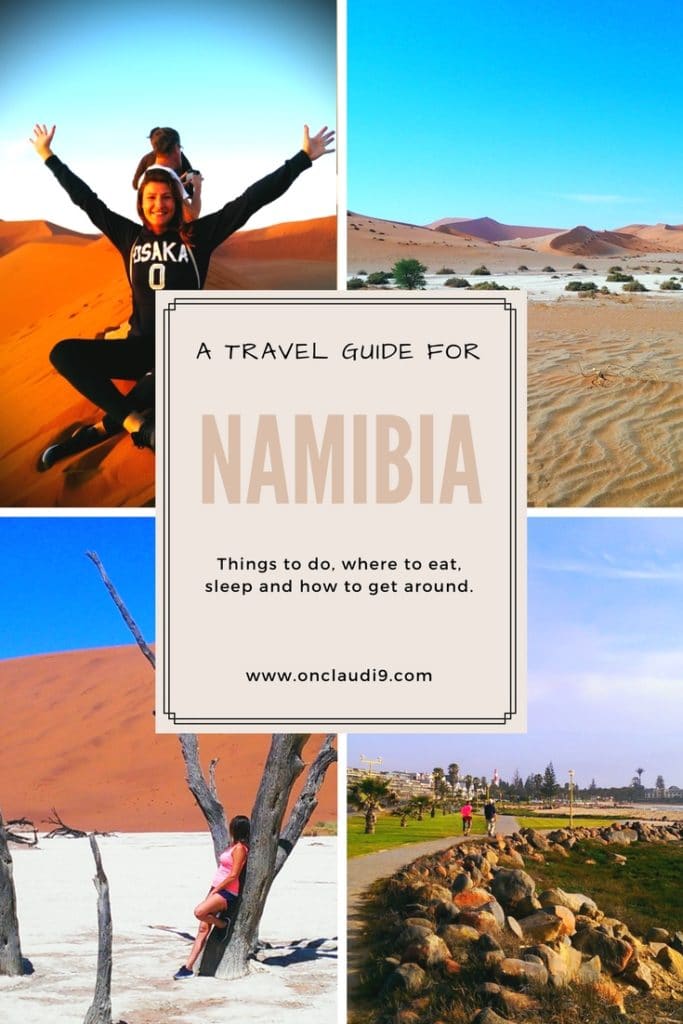This is a guide for Namibia. 