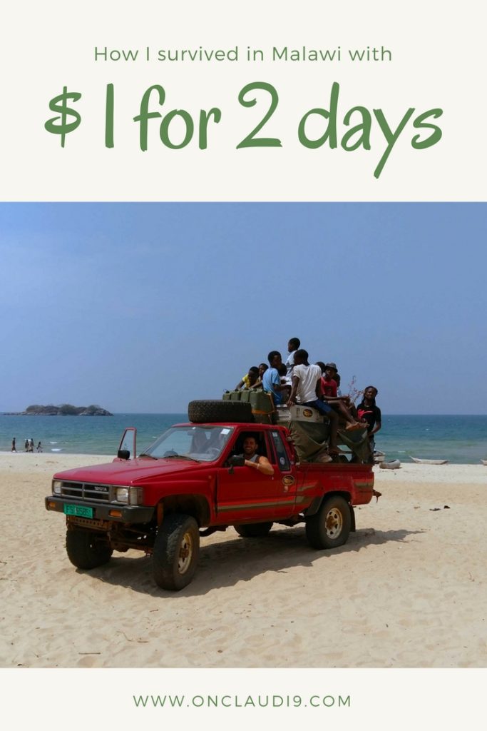 This is a off road car on the beach of Kande Beach in Malawi.