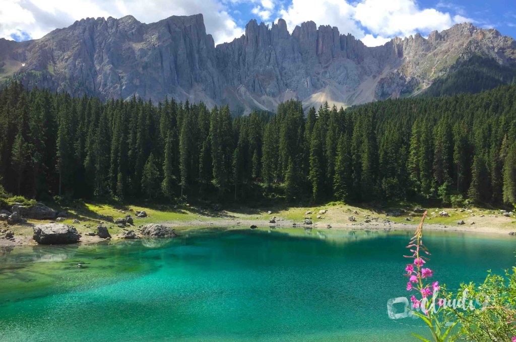 This is Lake Carezza in South Tyrol Italy.