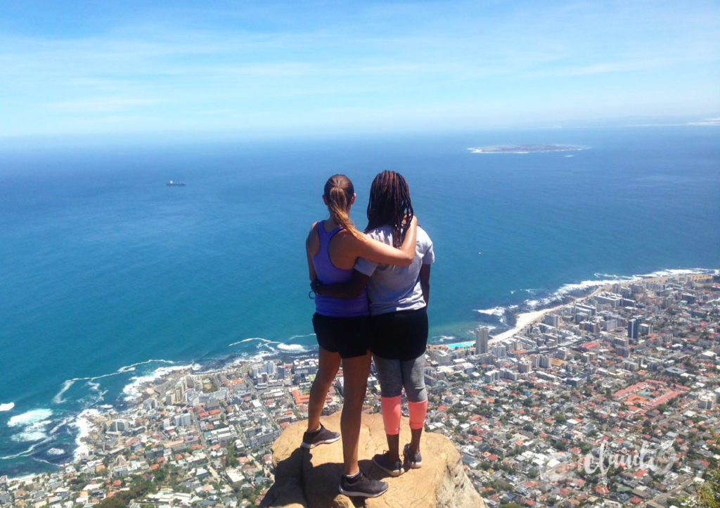 This is the view from Lions Head Cape Town.
