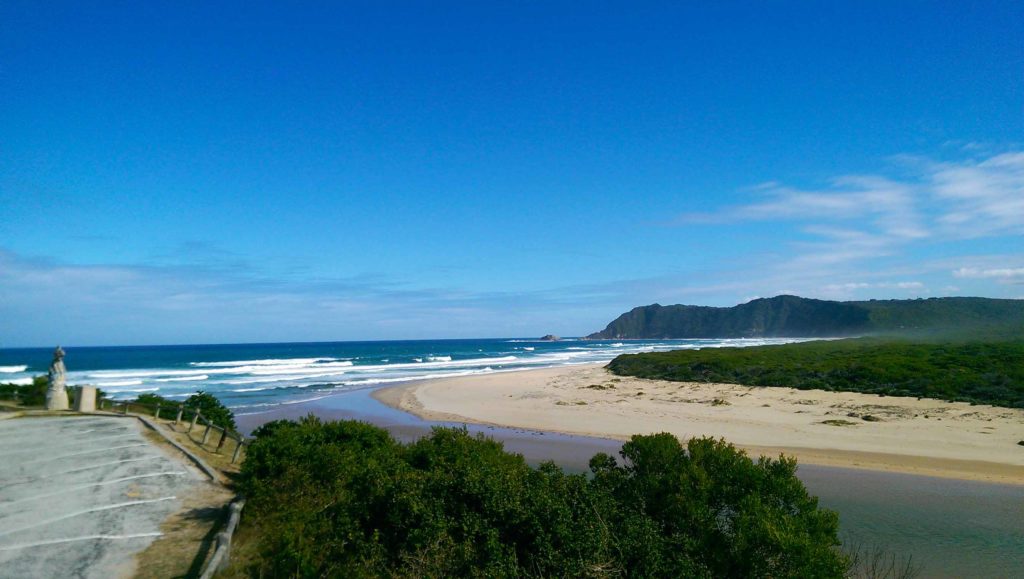 This is the beach in Sedgefield, Garden Route South Africa.